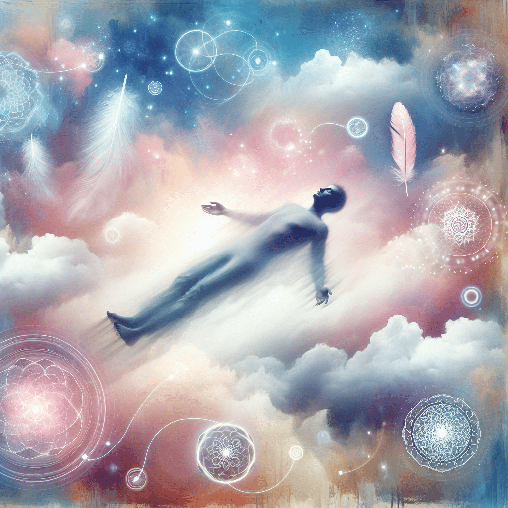 1 floating in dream meanings spiritually
