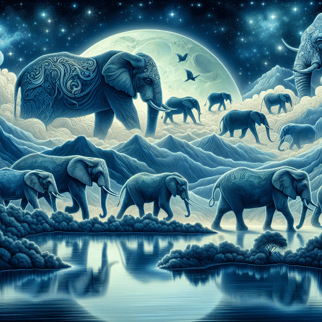 2 elephants dreaming