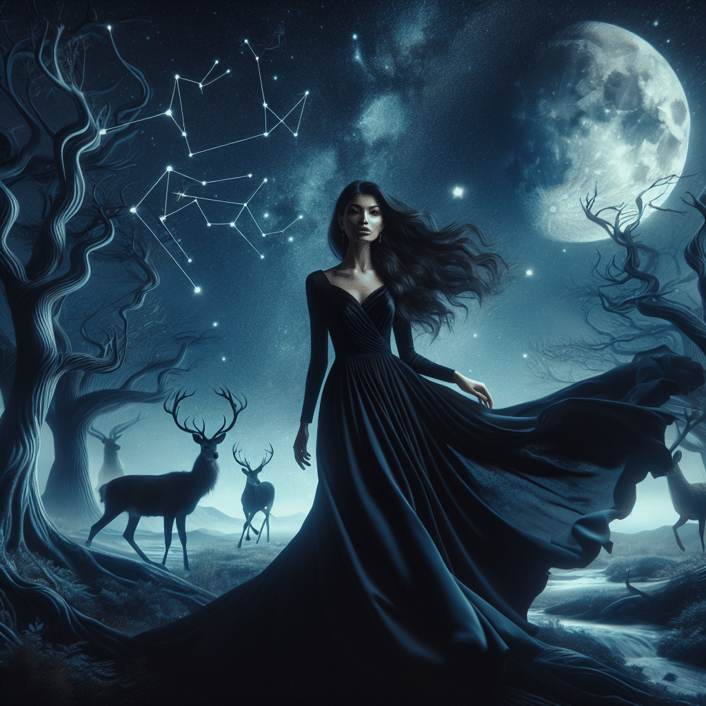 Wearing a black dress in a dream symbolizes mourning and sadness