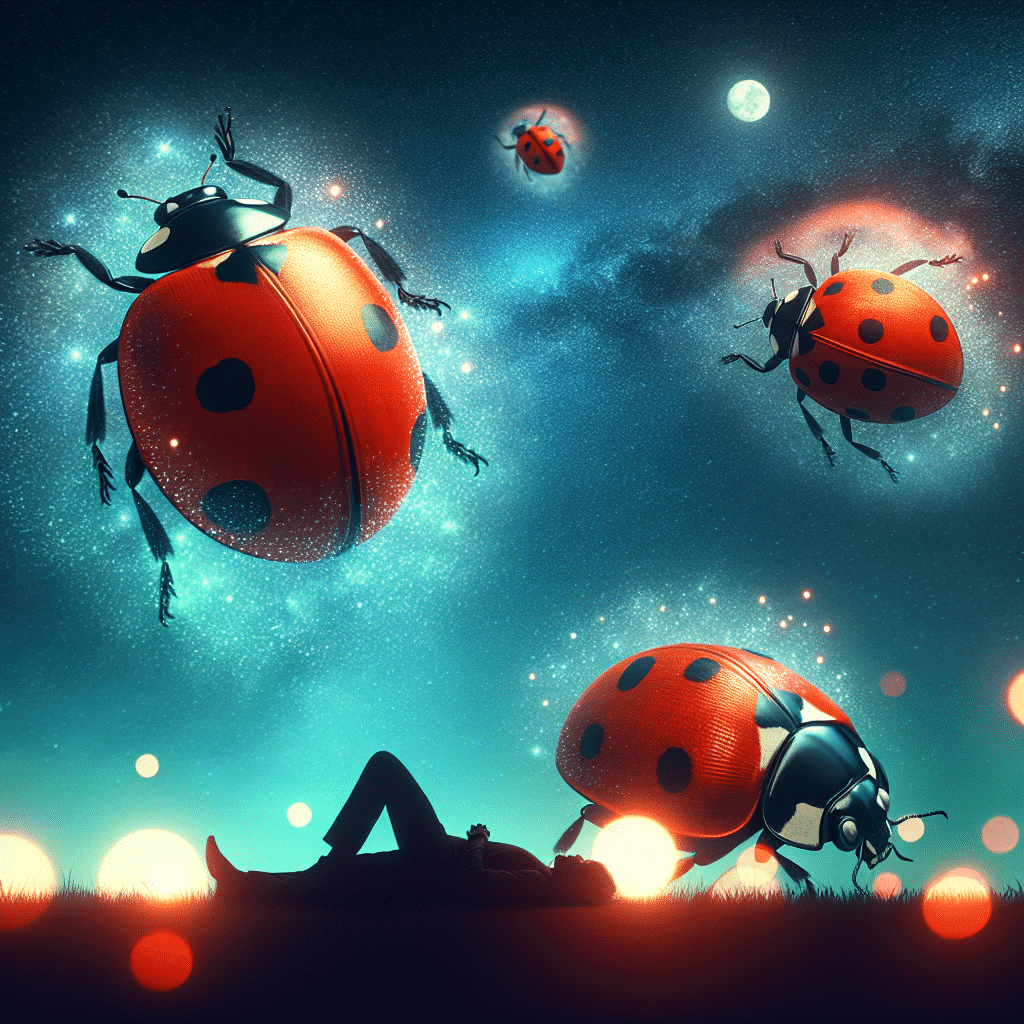 Dreaming of ladybugs means that you are lucky in love.