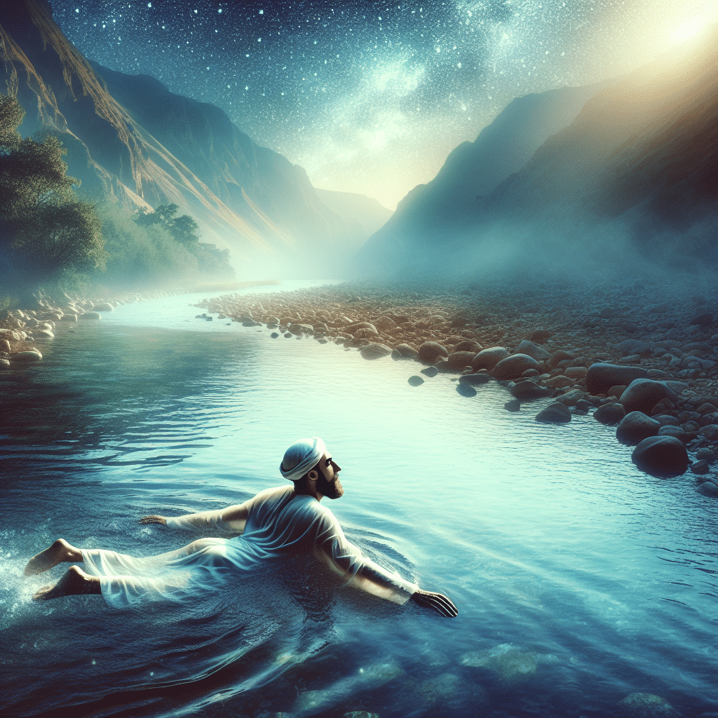 Swimming in a dream often symbolizes our ability to navigate our way