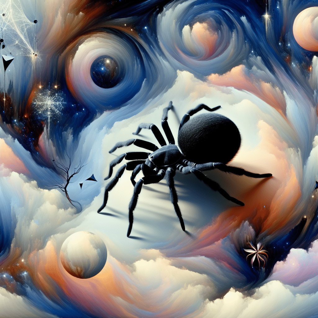 5 black spider dreams