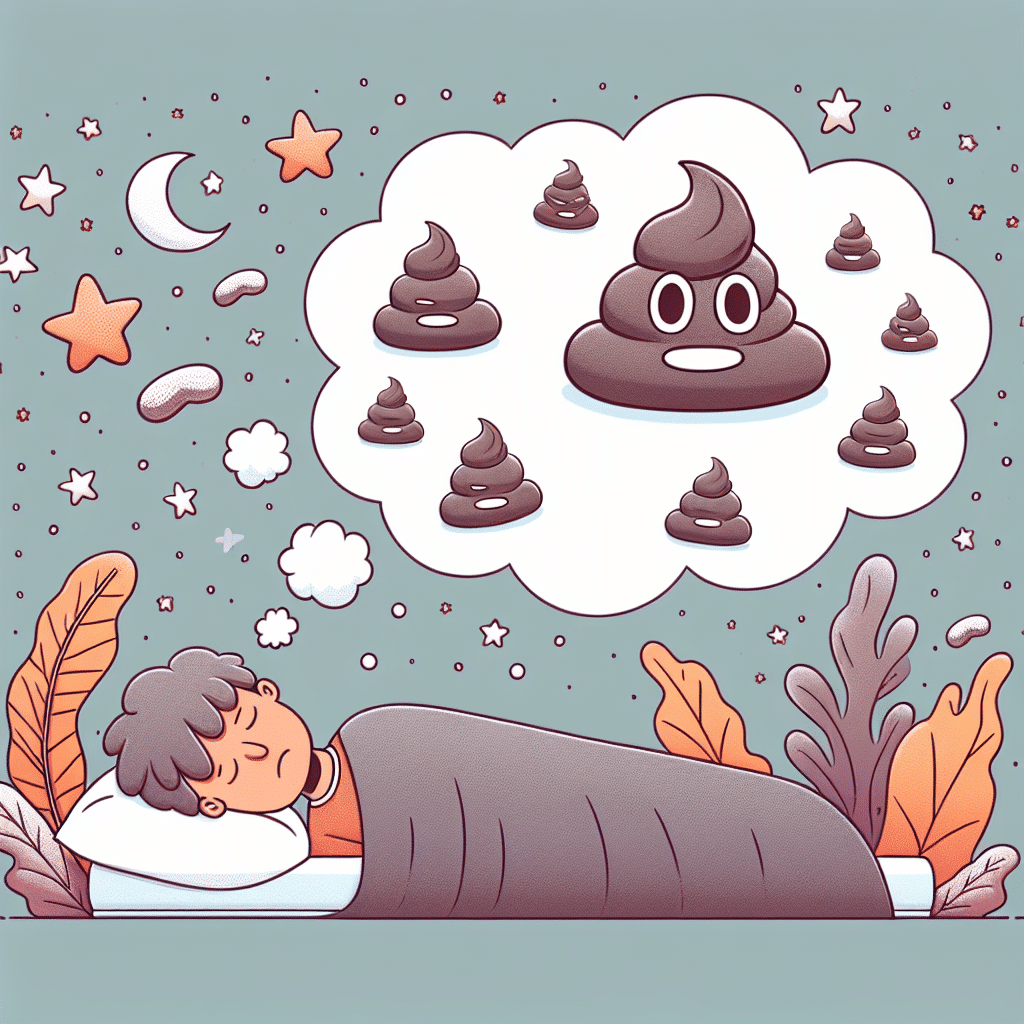 Dreaming of feces generally means that there is something in your life that