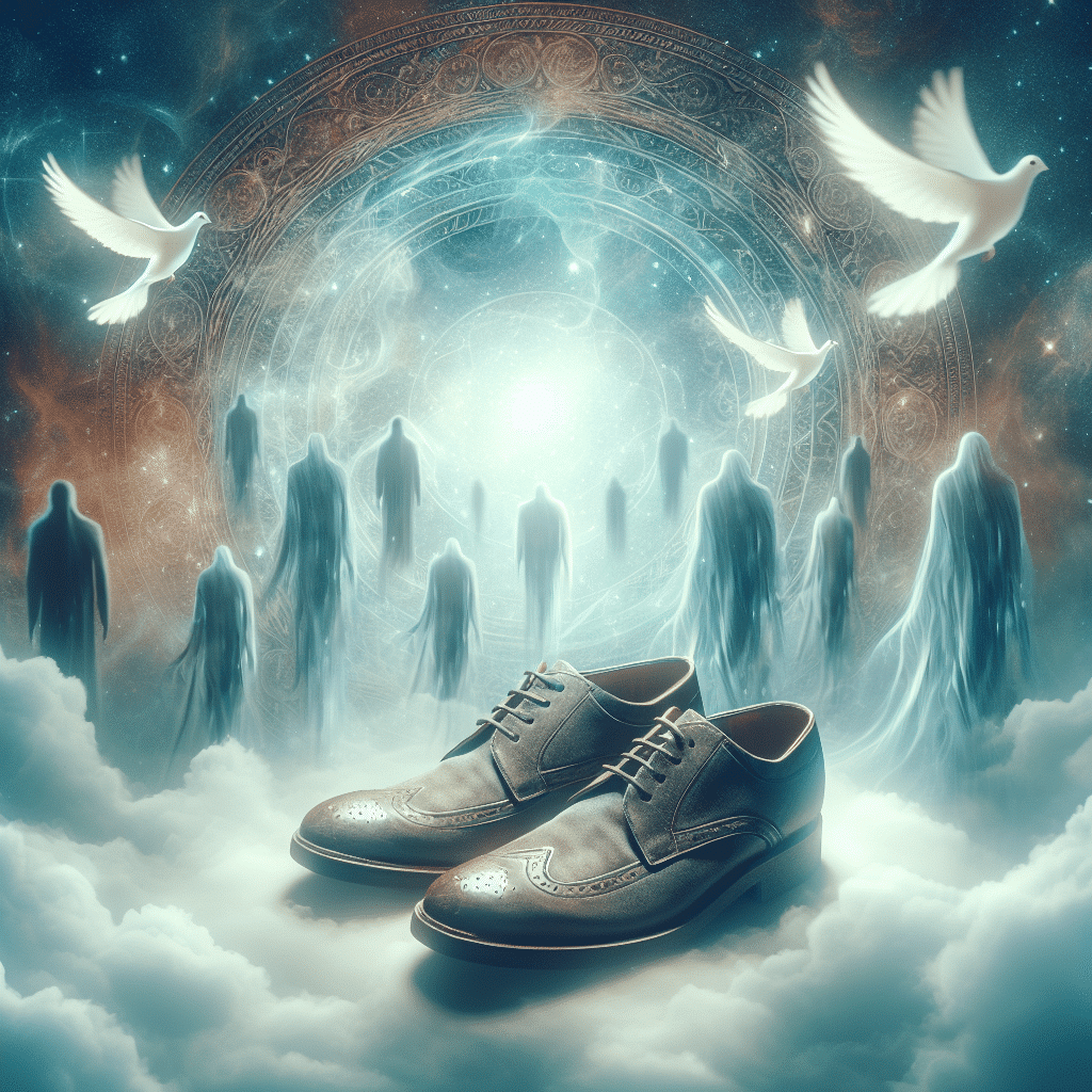The spiritual meaning of shoes in a dream is that they represent the journey