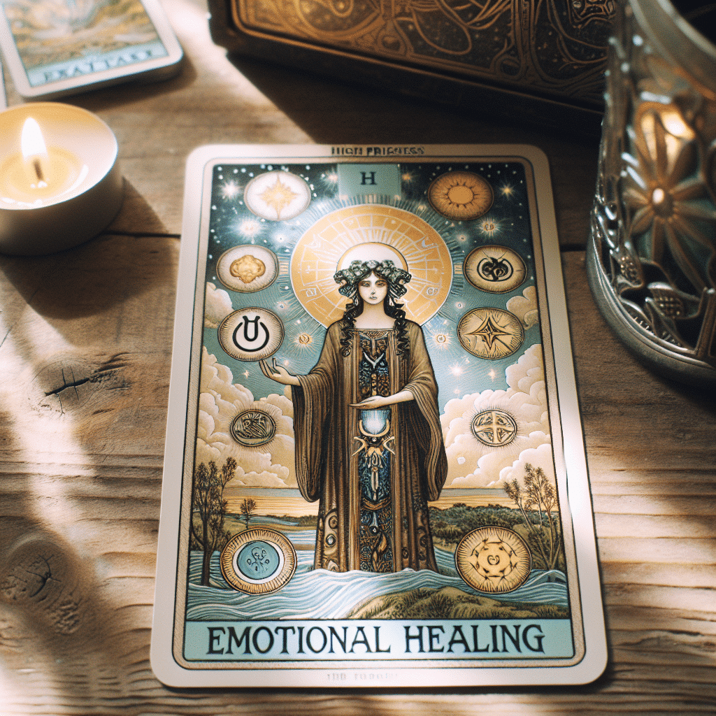 1 high priestess tarot card emotional healing