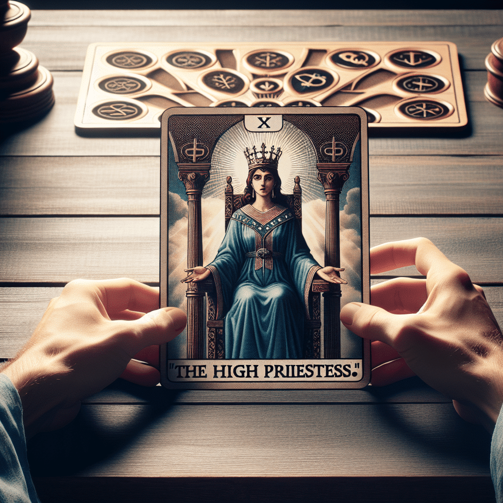 1 high priestess tarot card in finances