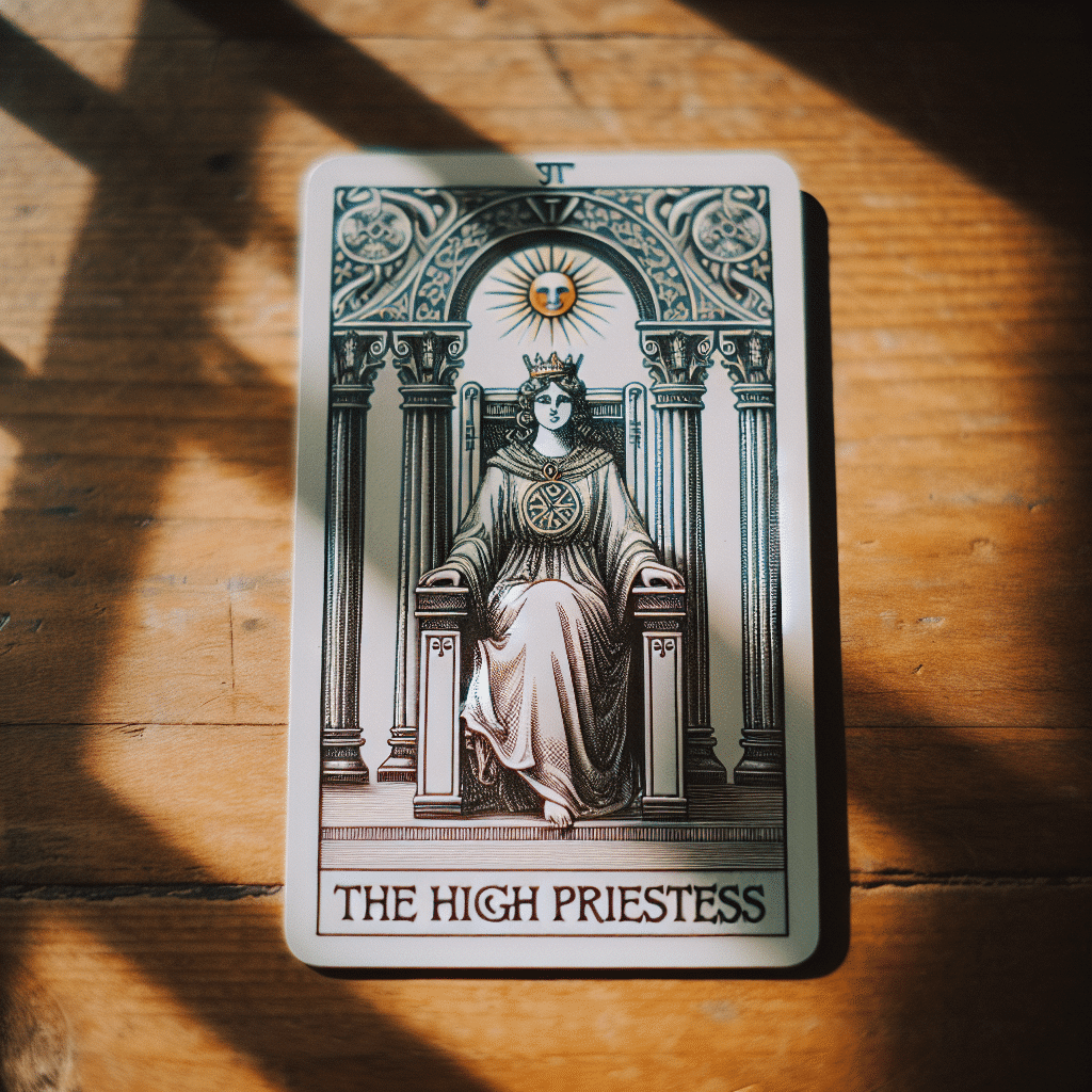 1 the high priestess tarot card in decision