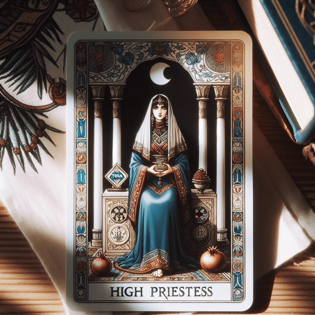 1 the high priestess tarot card in health