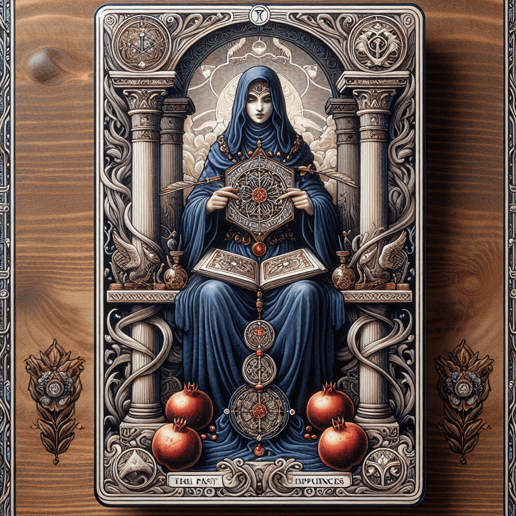 1 the high priestess tarot card in past influences