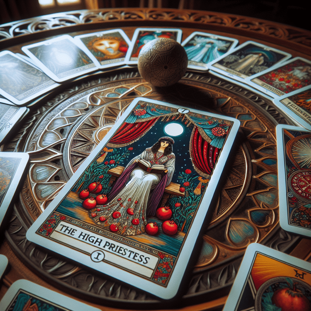 1 the high priestess tarot card present challenges