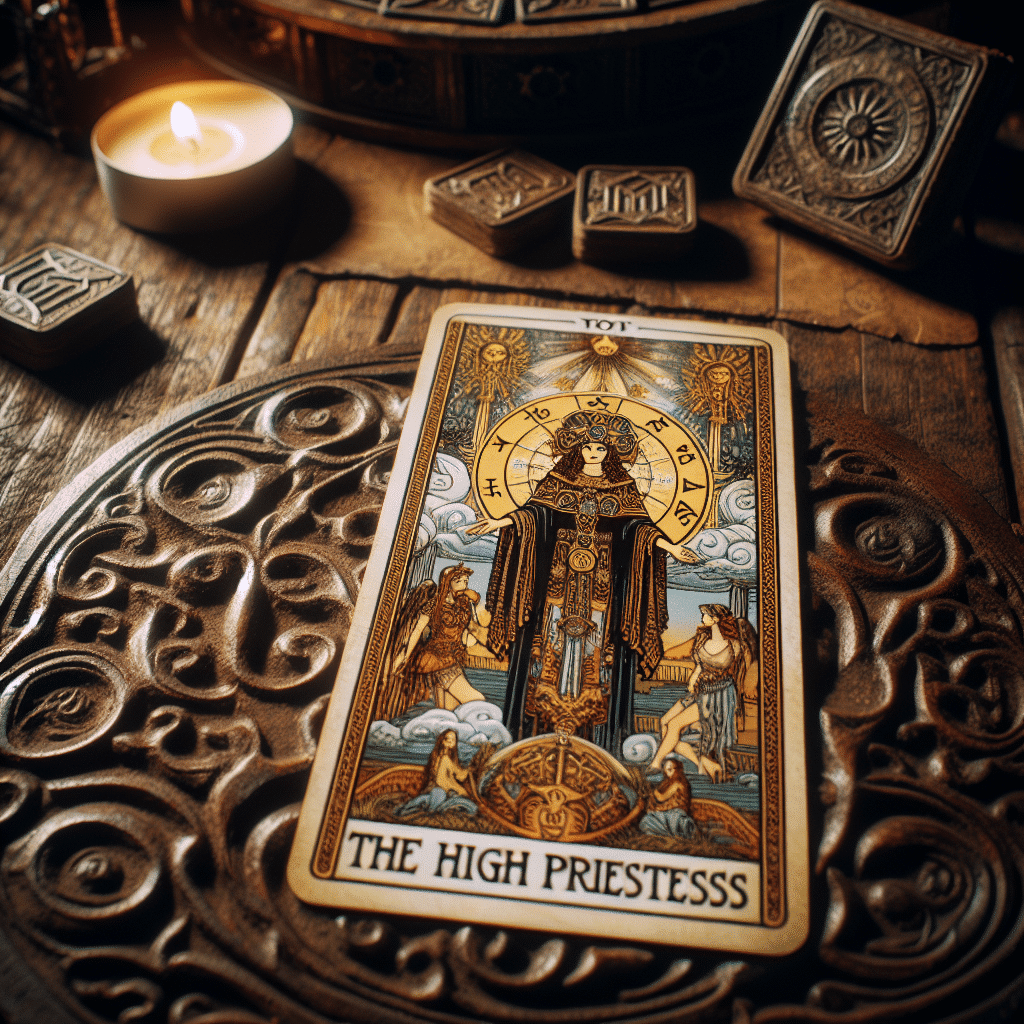 2 high priestess tarot card in relationships