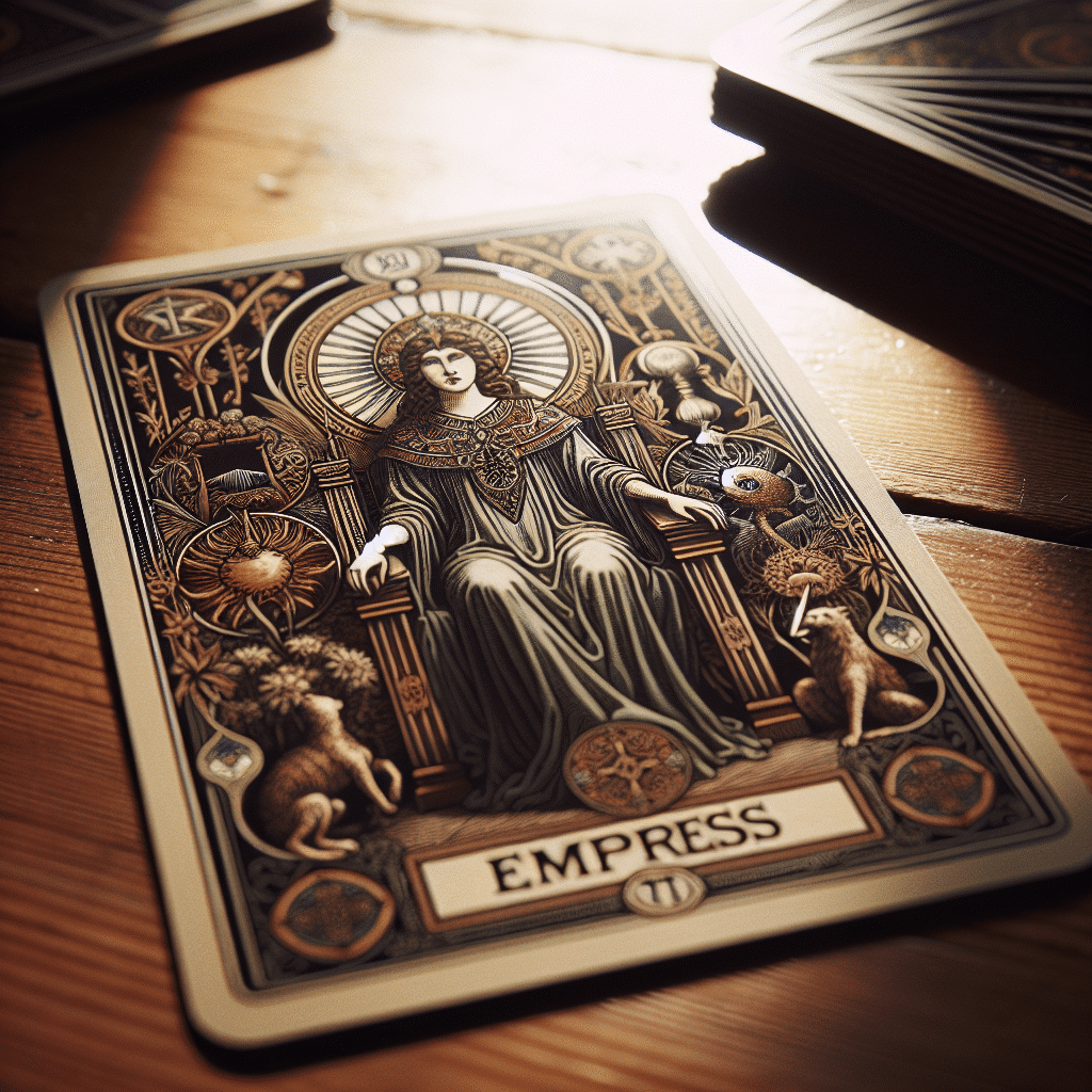 empress tarot card in decision