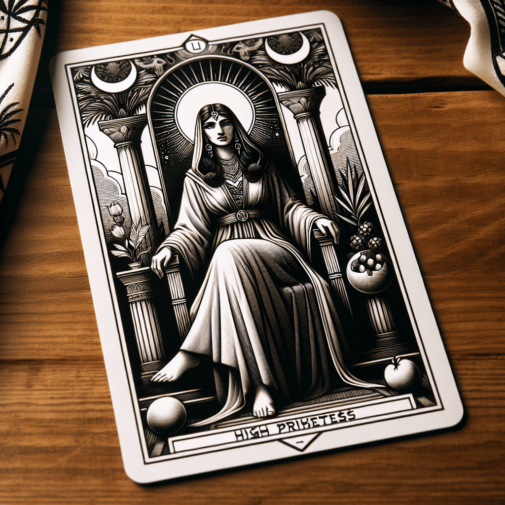 The High Priestess tarot card: understanding your intuition