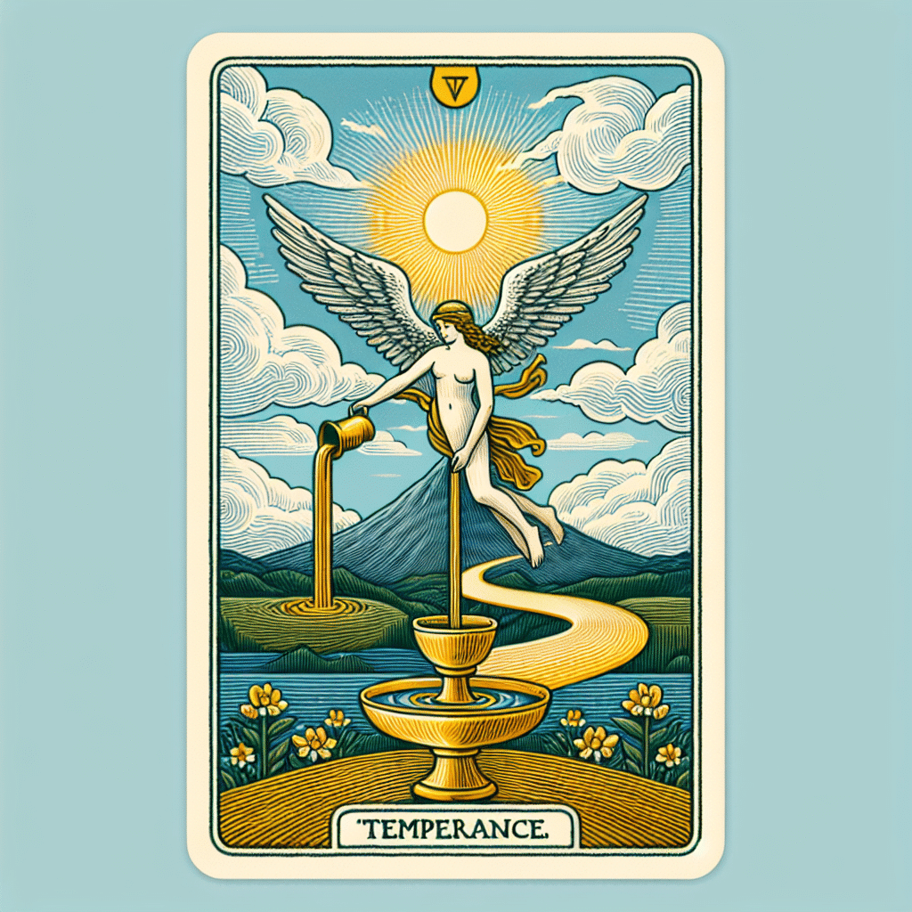 The Tarot Card Temperance: Symbolism and Explanation
