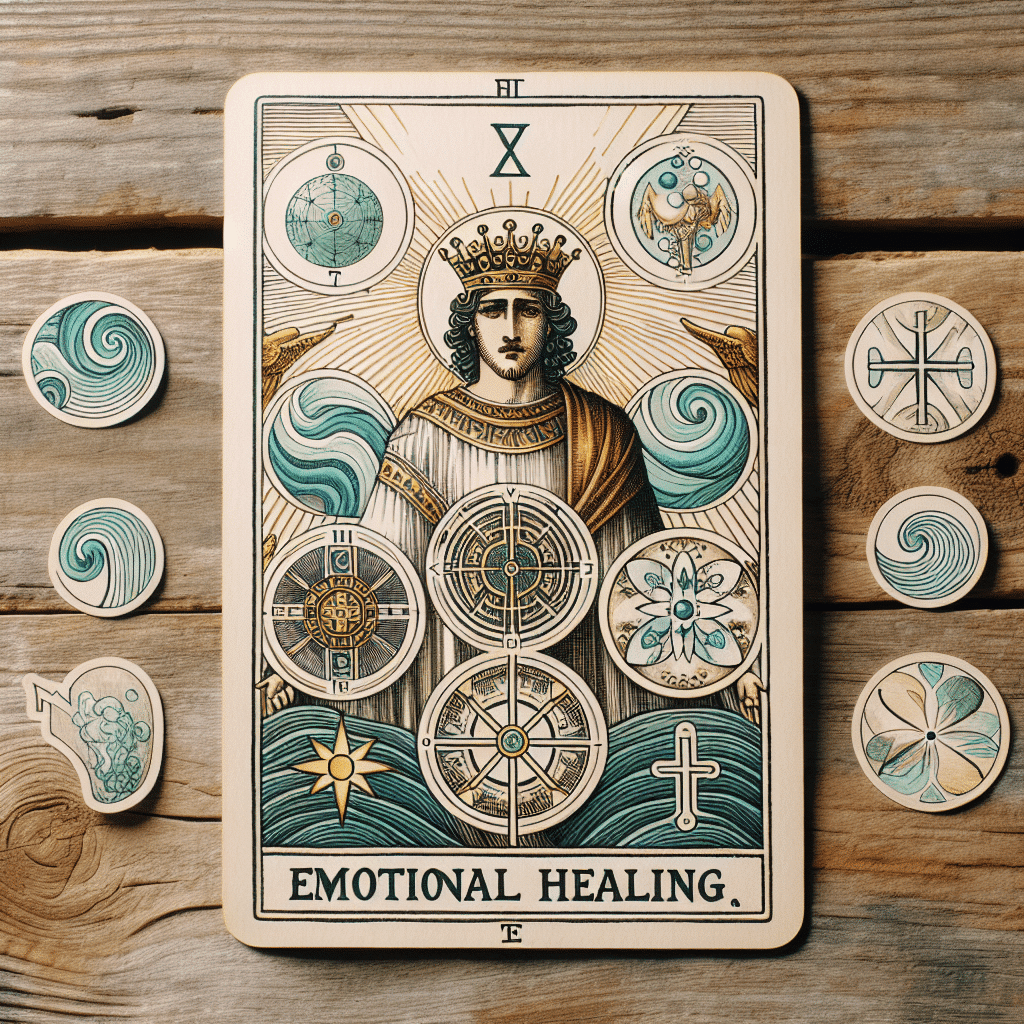 the emperor tarot card in emotional healing
