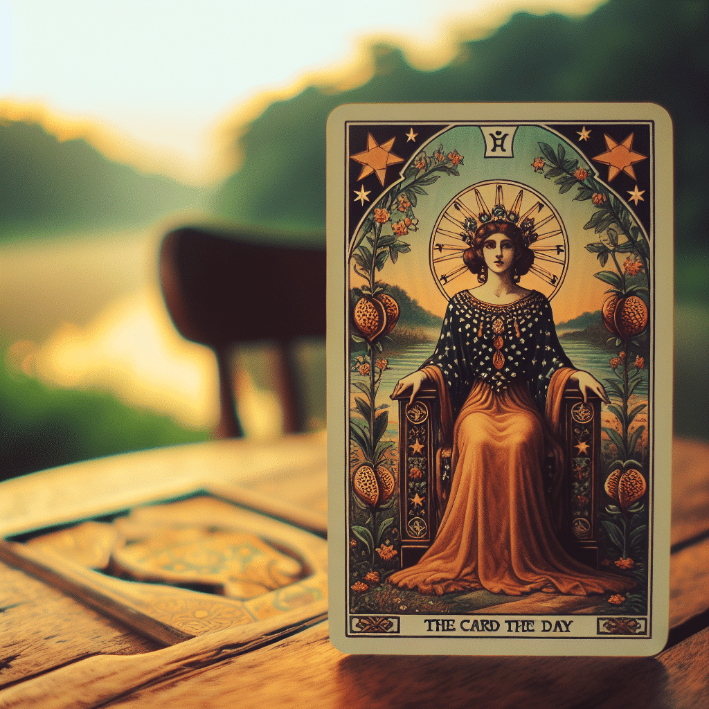the empress tarot card focus for the day