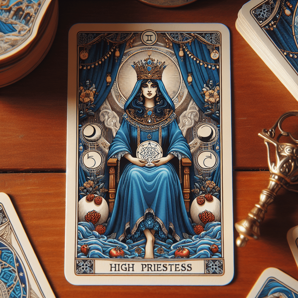 the high priestess tarot card in decision