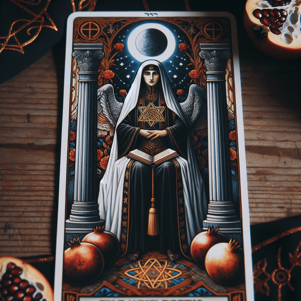 the high priestess tarot card in health