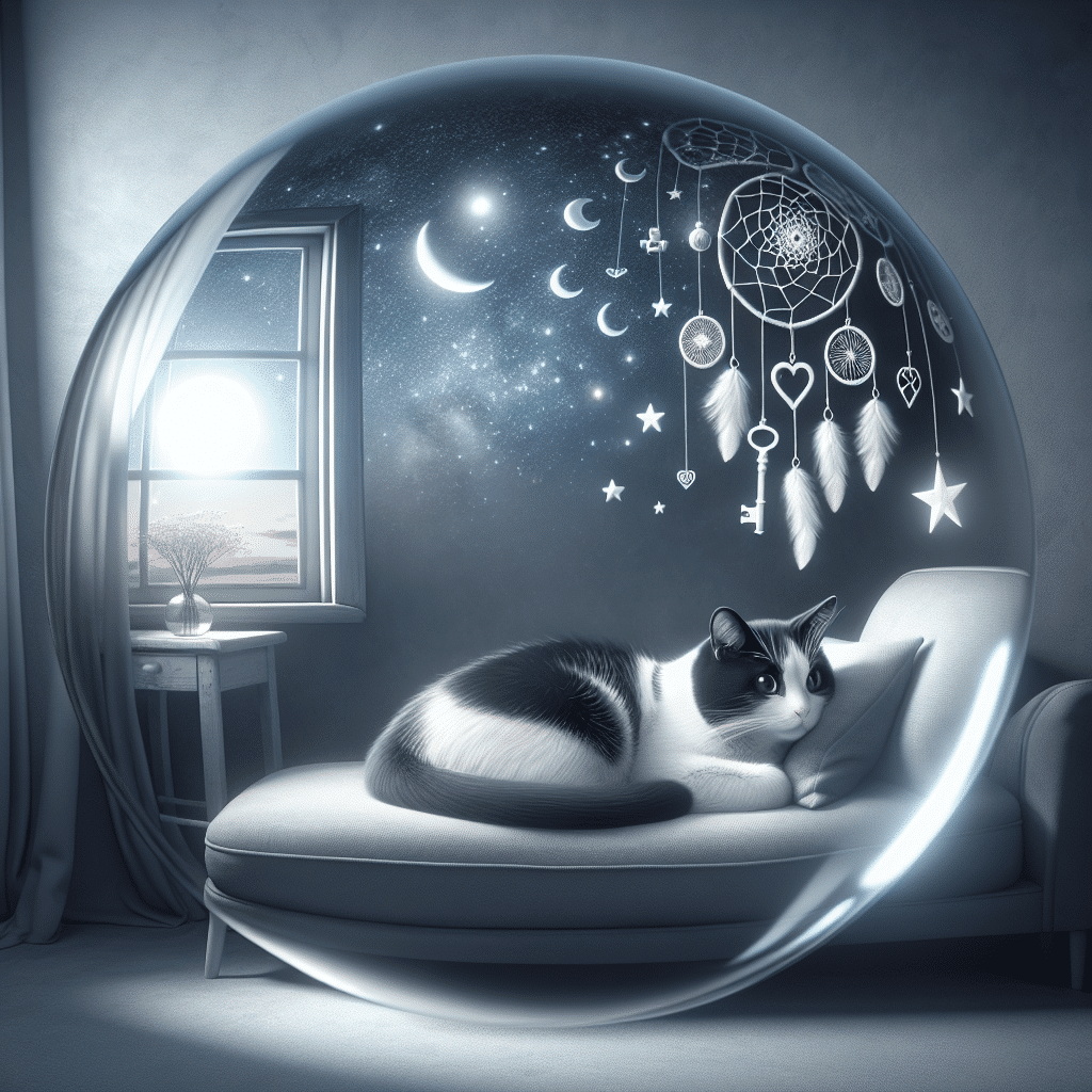 1 black and white cat dream meaning