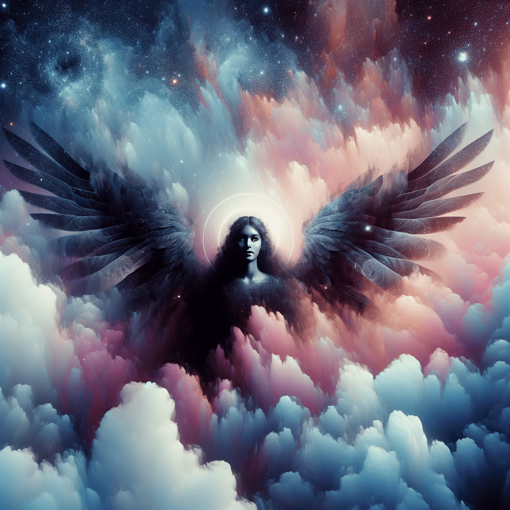 1 black angel in dream meaning