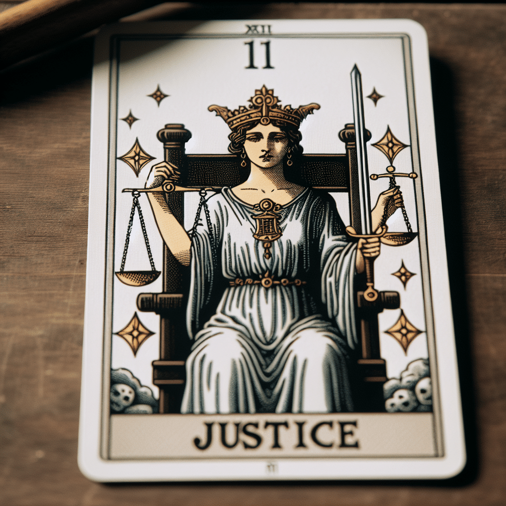1 justice tarot card advice