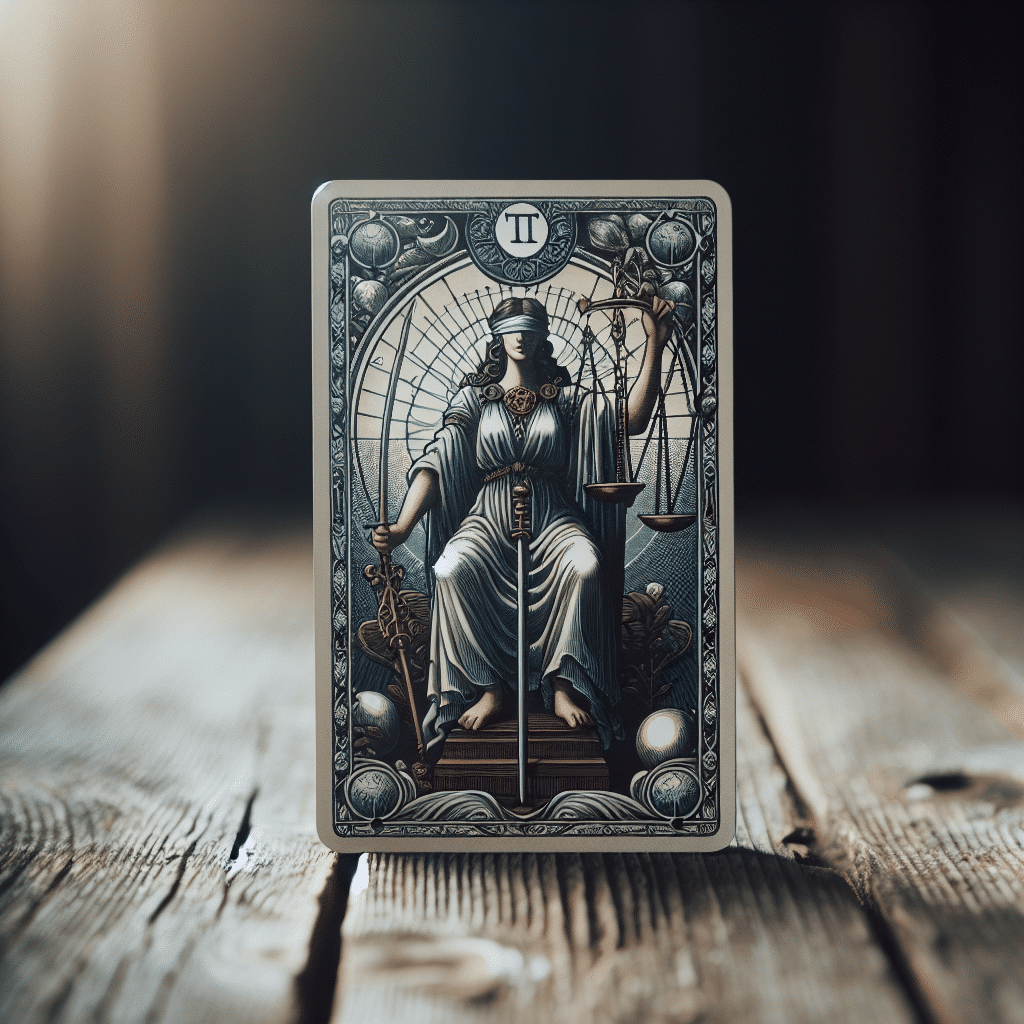1 justice tarot card meaning