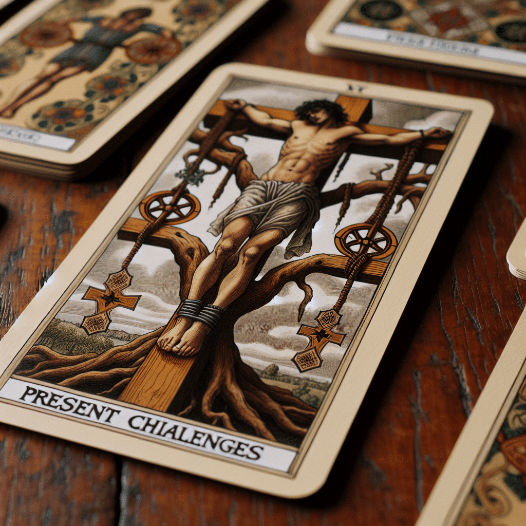 1 the hanged man tarot card present challenges