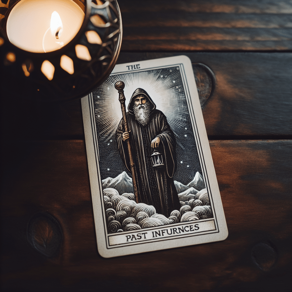 1 the hermit tarot card in past influences