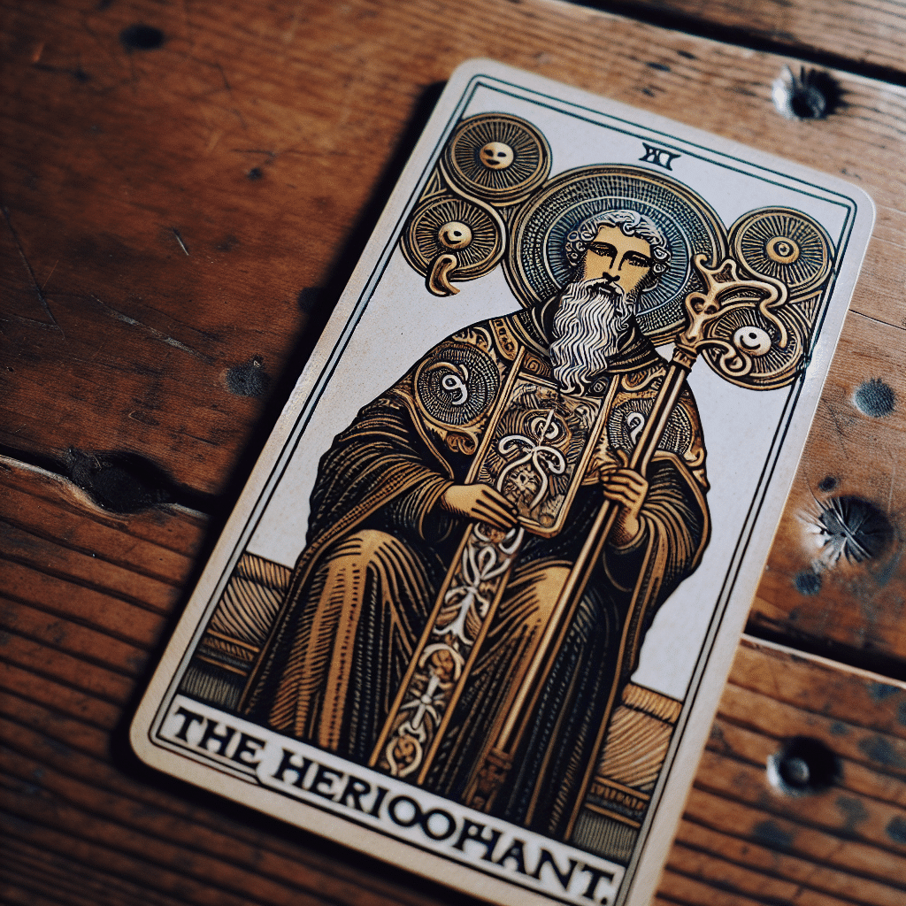 1 the hierophant tarot card conflict resolution