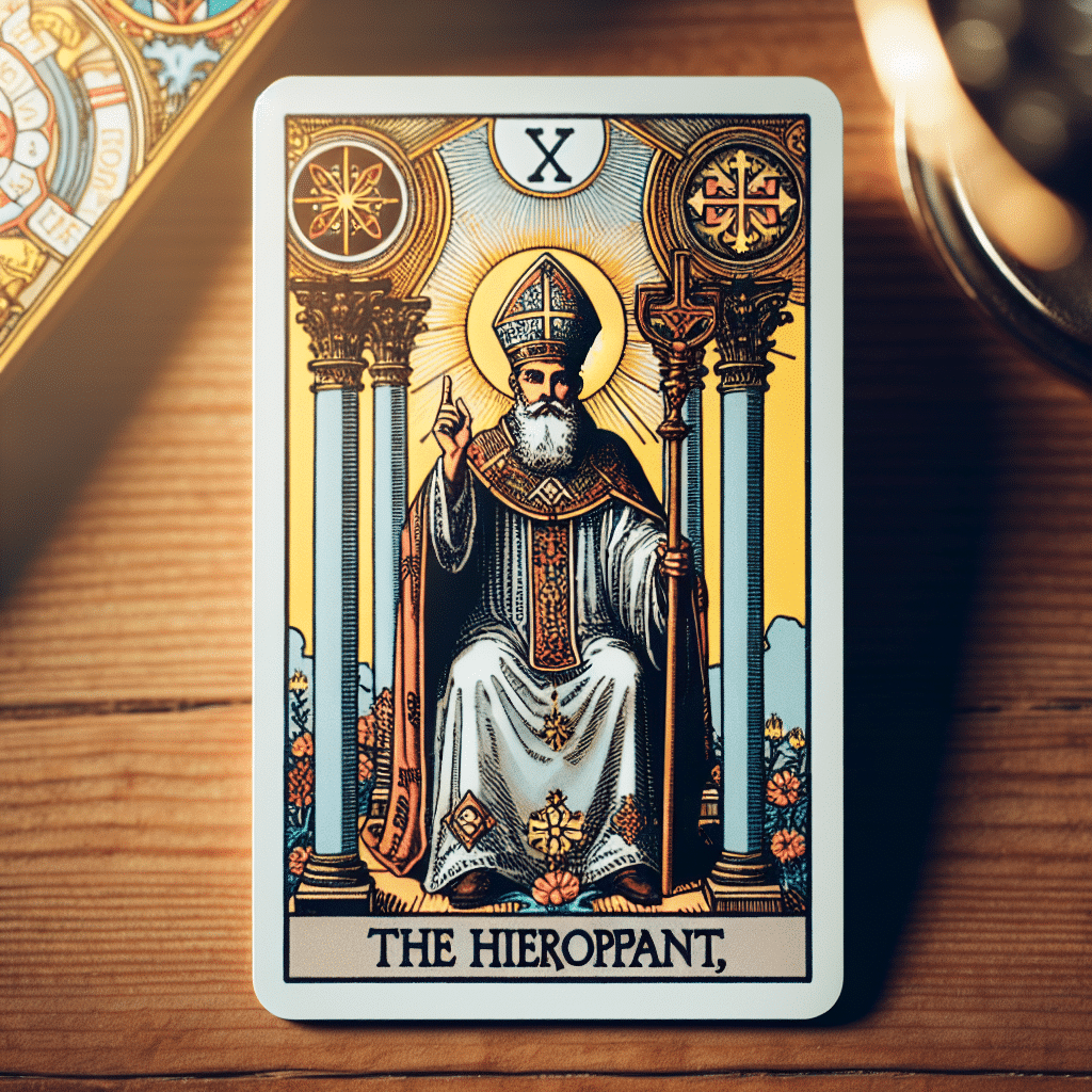 1 the hierophant tarot card in relationships