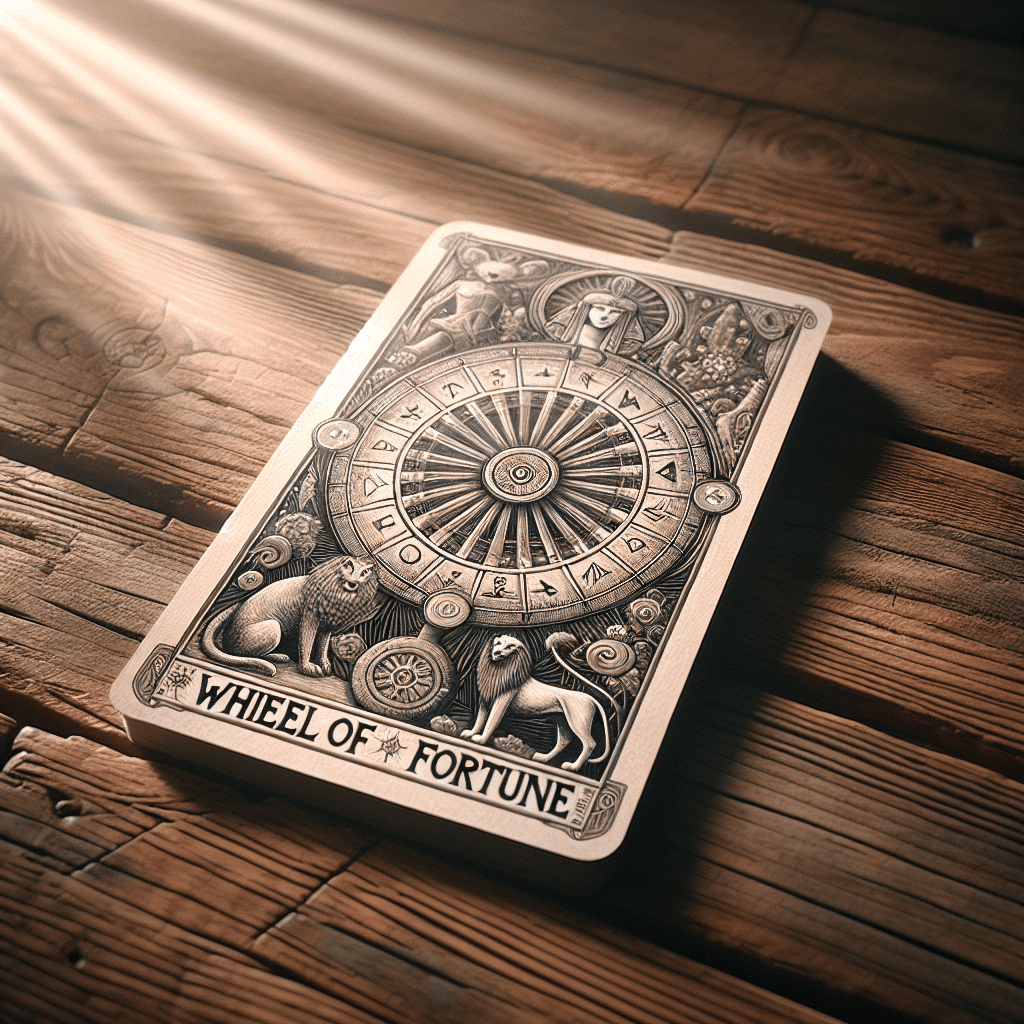 1 wheel of fortune tarot card in love