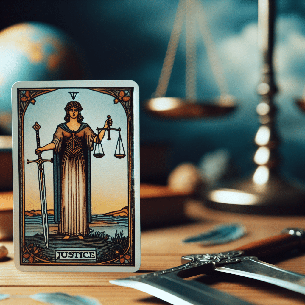 2 justice tarot card emotional healing