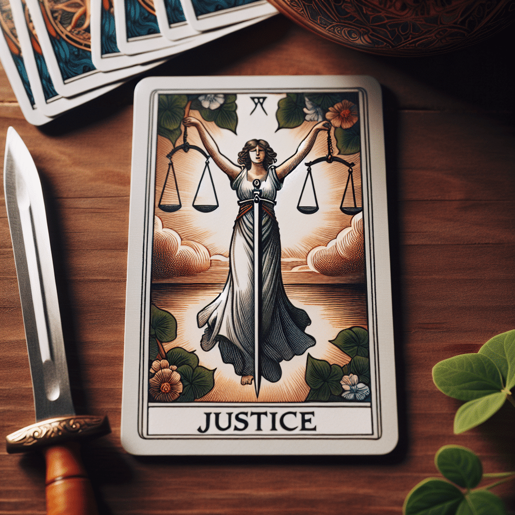 2 justice tarot card personal growth