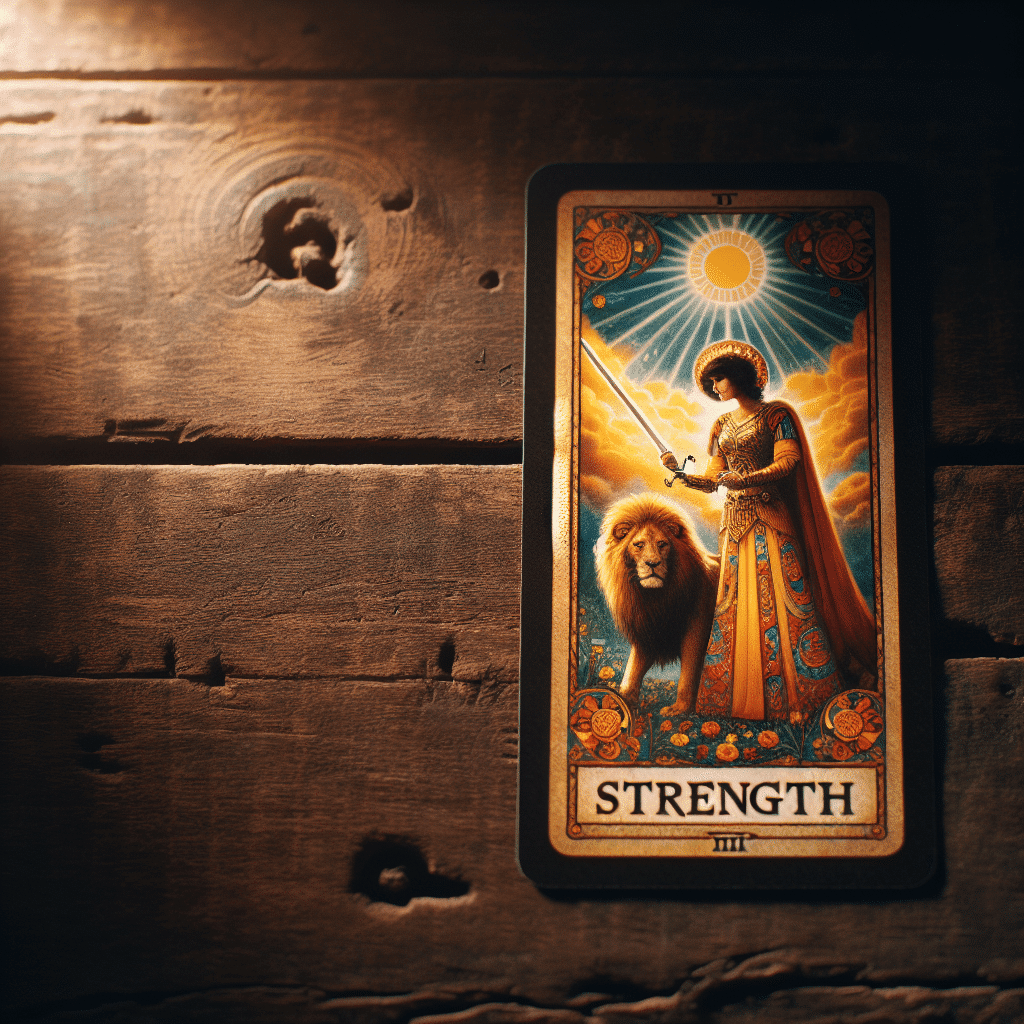 2 strength tarot card in spirituality