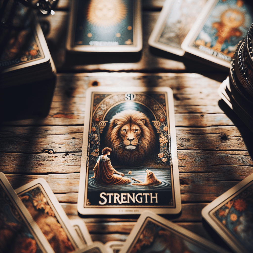 2 strength tarot card present challenges
