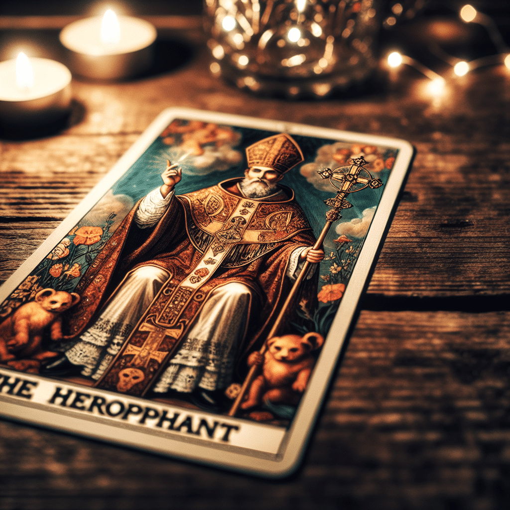 2 the hierophant tarot card in personal growth