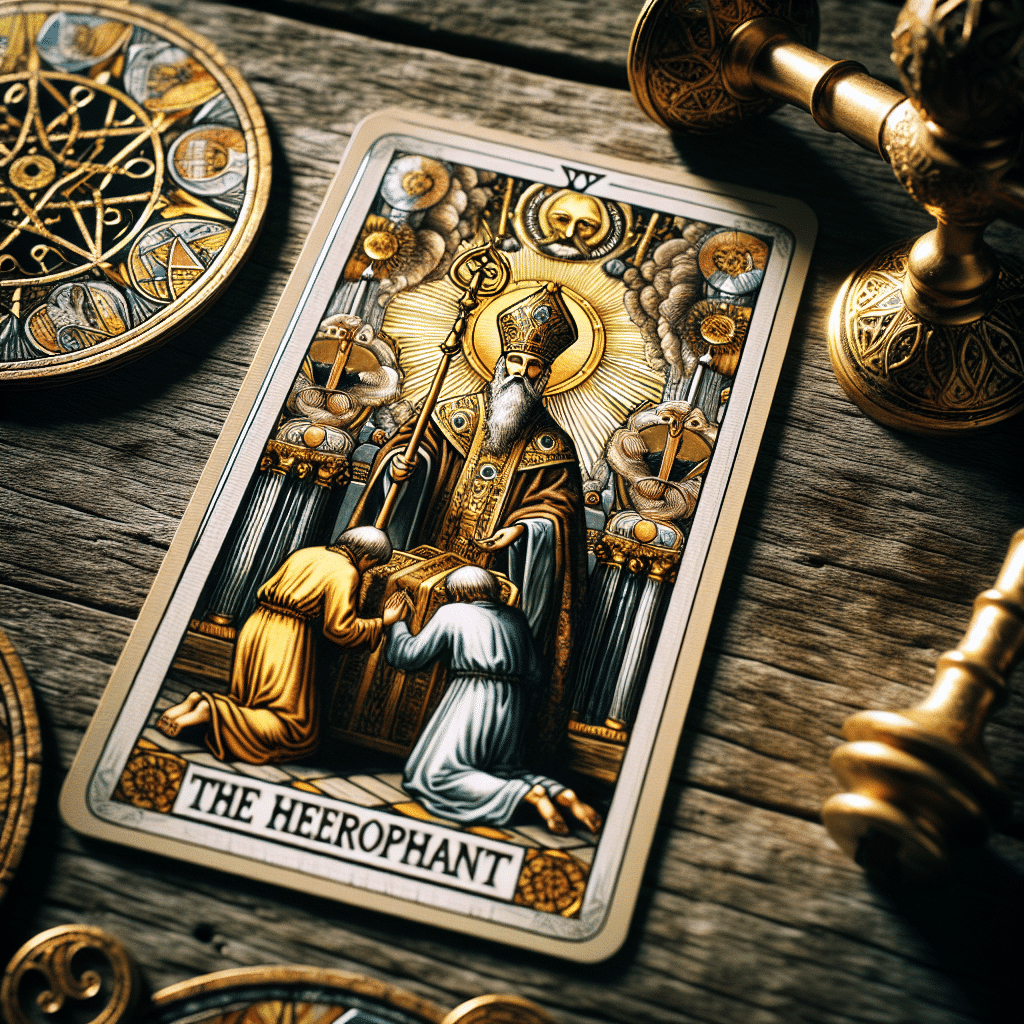 2 the hierophant tarot card present challenges