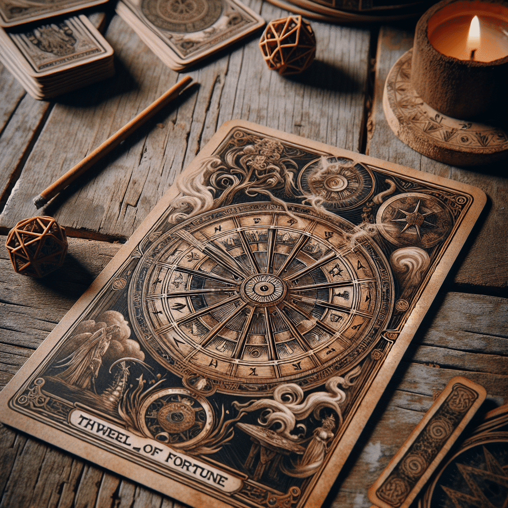 2 wheel of fortune tarot card in spirituality