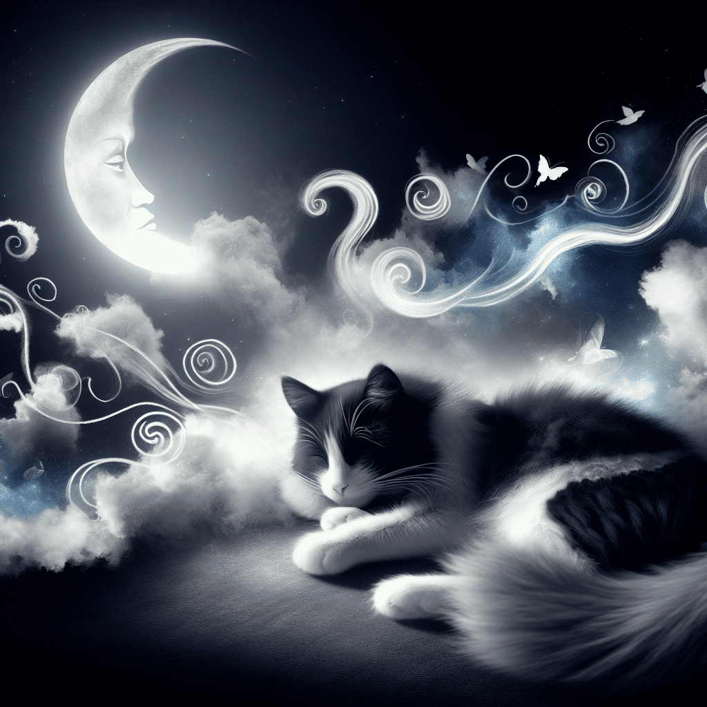 black and white cat dream meaning