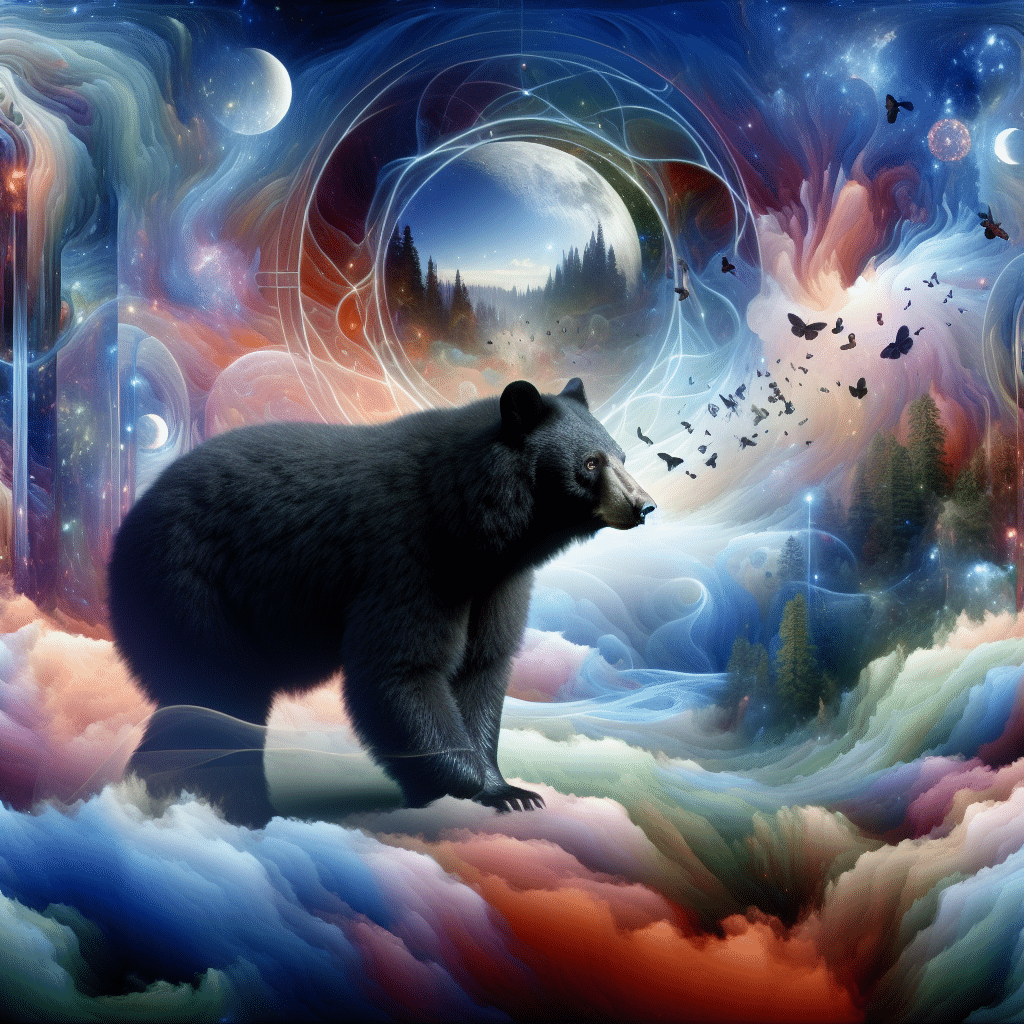black bear in dream meaning