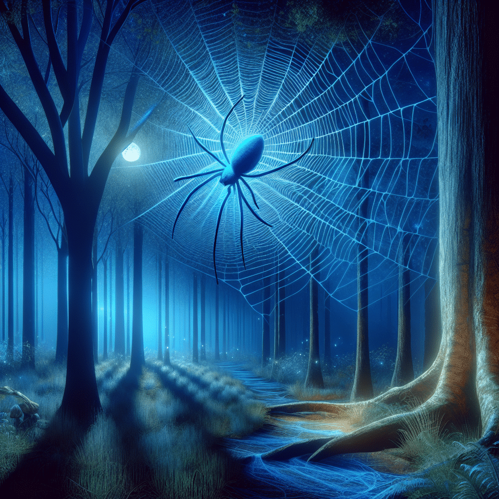 blue spider dream meaning