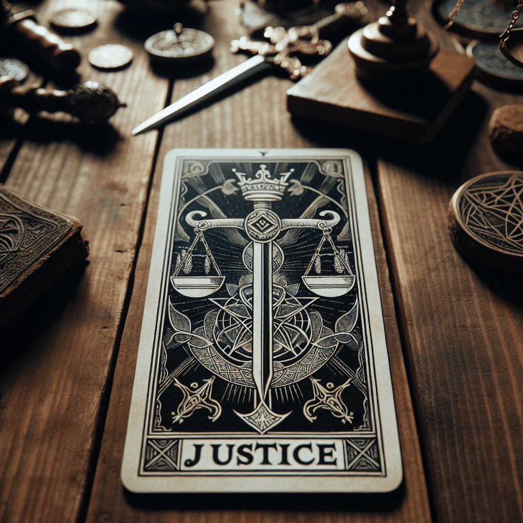 justice tarot card conflict resolution