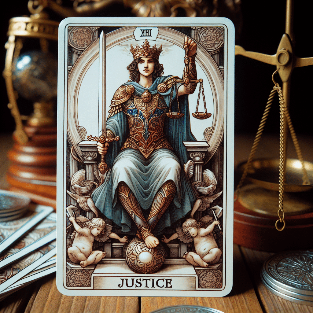 The Power of Balance: Understanding the Justice Tarot Card