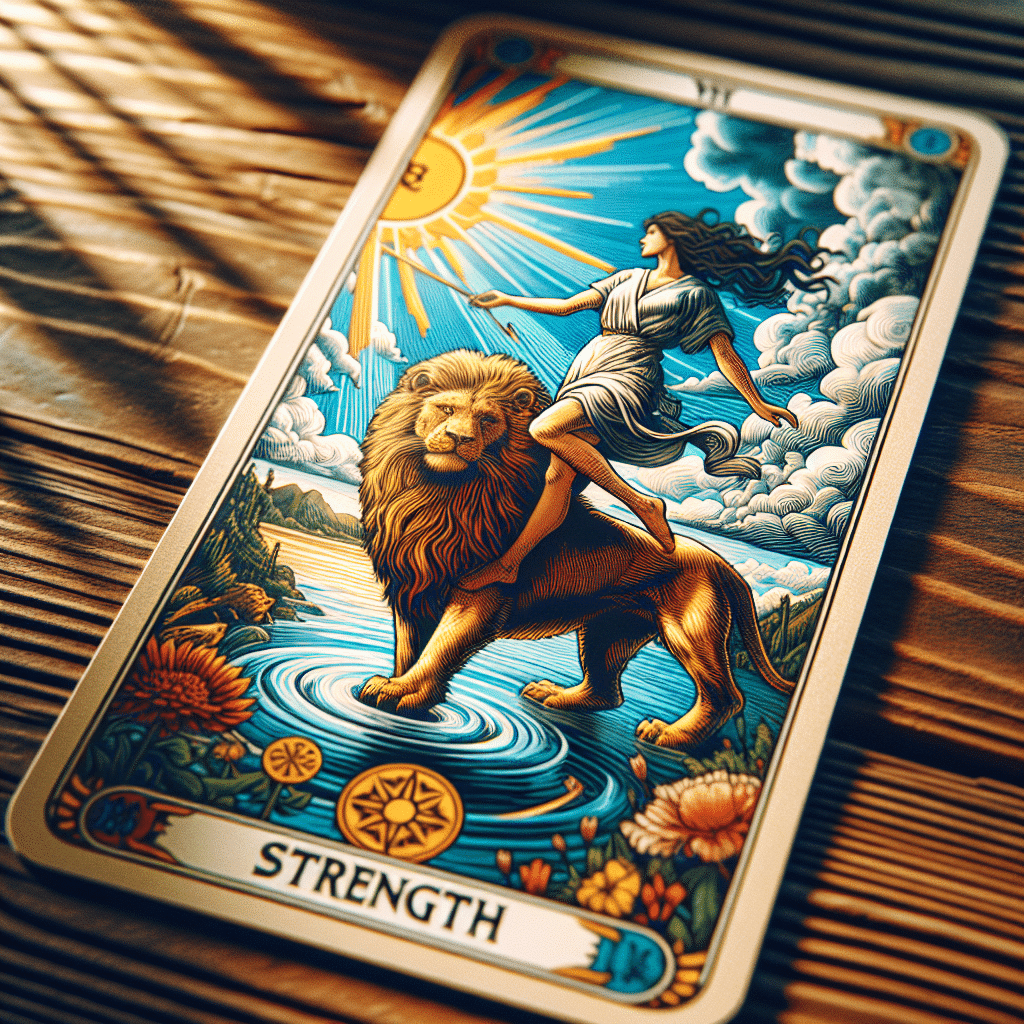 Unlocking Your Creative Fire with Strength: Embracing Inspiration through the Tarot Card