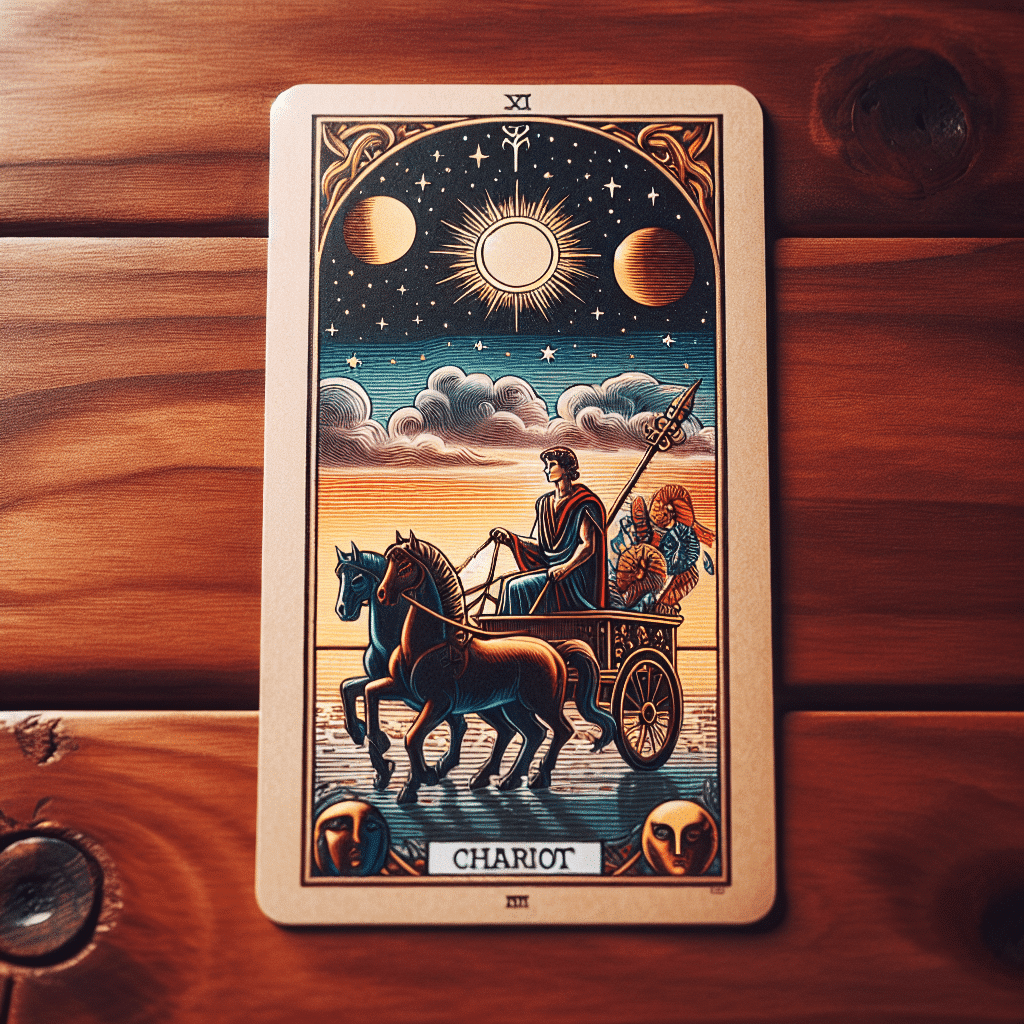 The Chariot: Empowering Emotional Healing Through the Tarot’s Divine Guidance