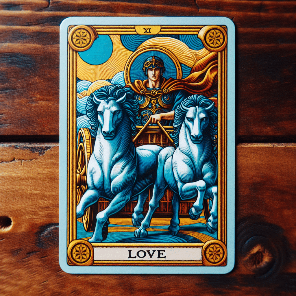 the chariot tarot card in love