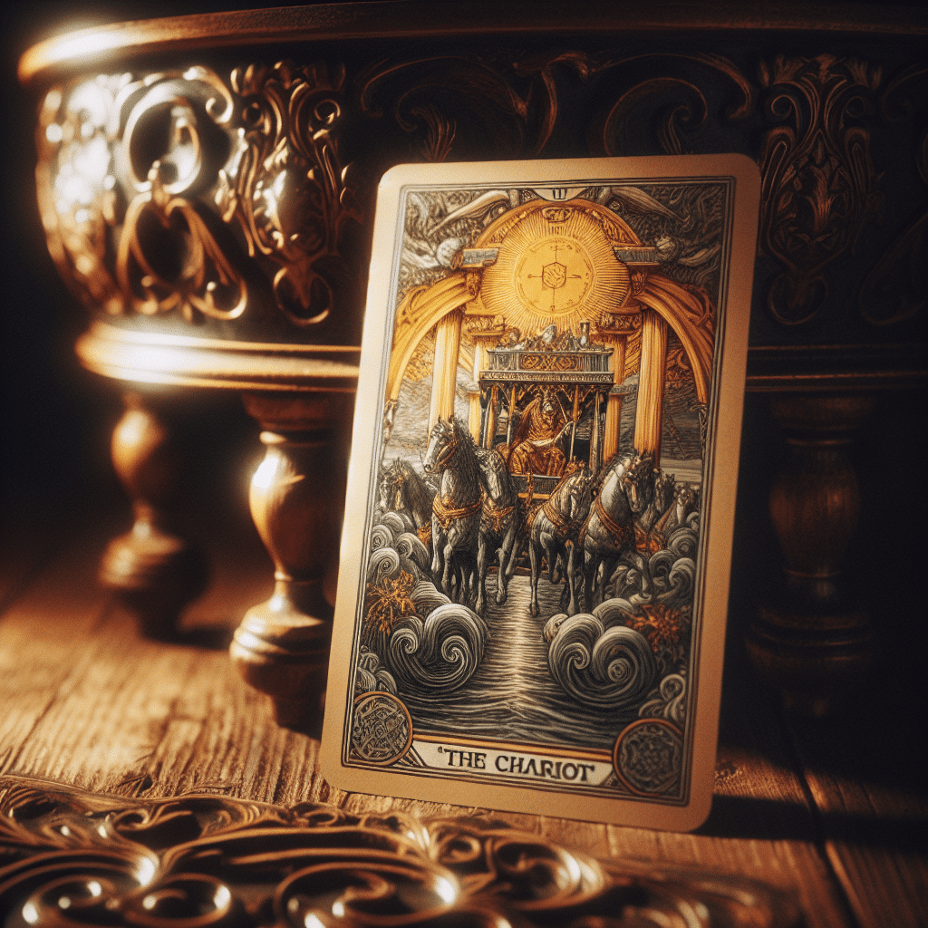 the chariot tarot card in past influences