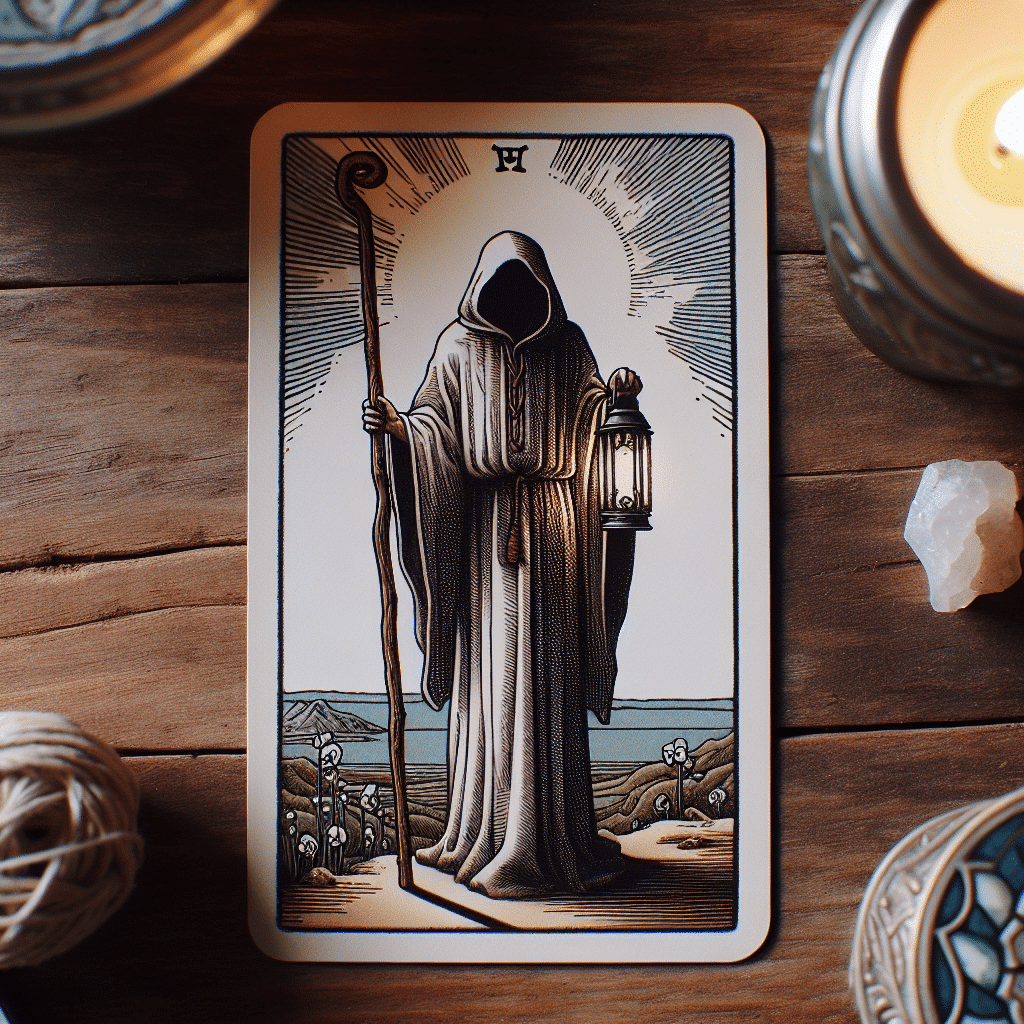 The Hermit Tarot Card in Past Influences: Journeying Within for Profound Guidance