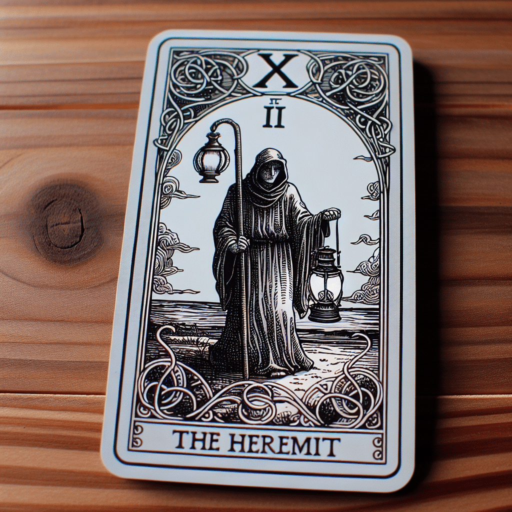 The Hermit Tarot Card: Illuminating Guidance for Navigating Present Challenges