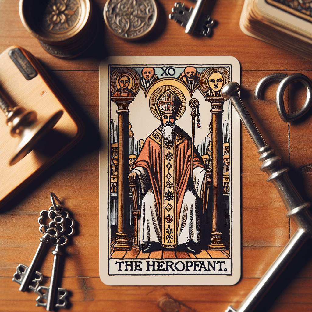 The Hierophant Tarot Card: Unveiling Spiritual Wisdom and Guiding Principles